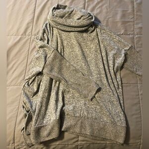 Gray, size large (oversized) cowl neck sweater, super soft.